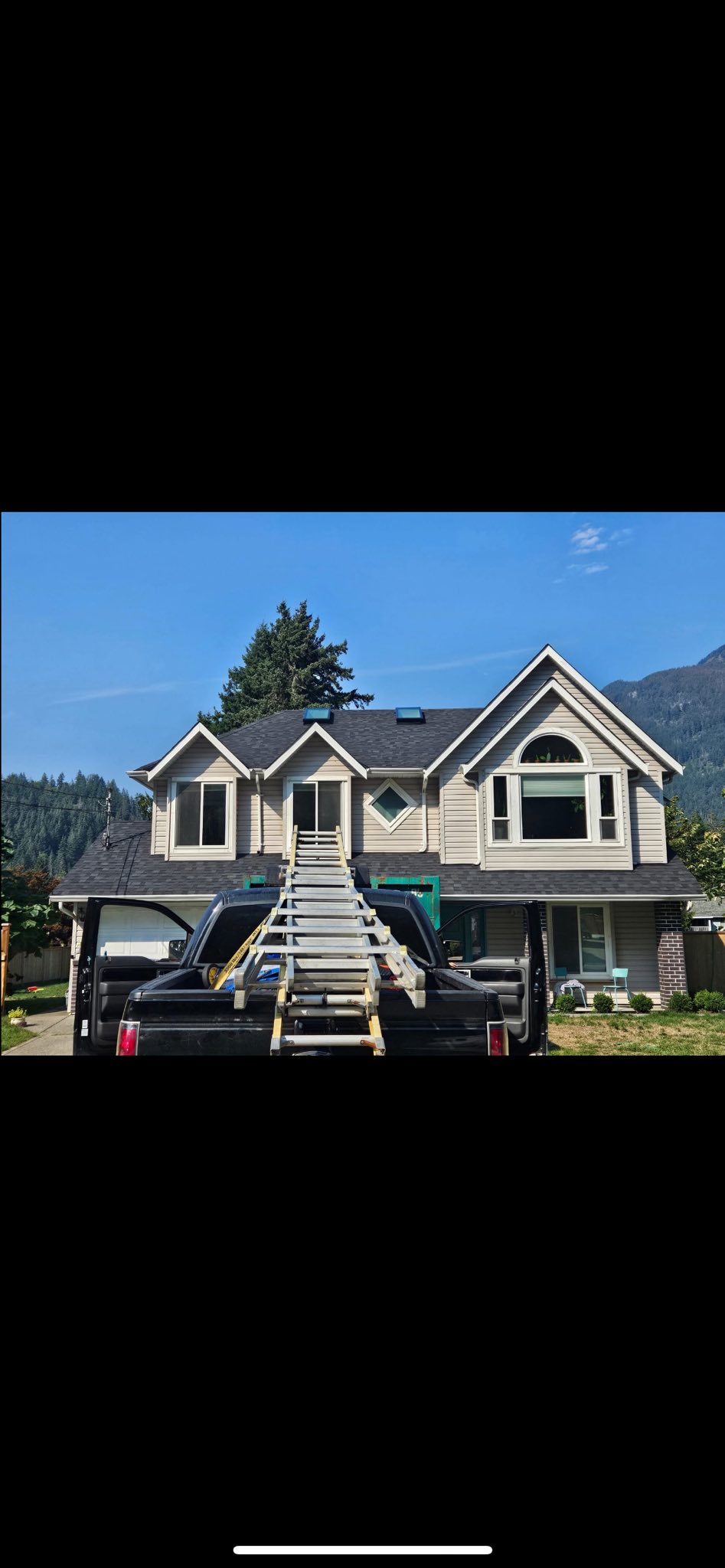 Residential roof replacement completed in Harrison BC
